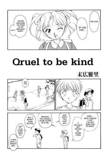 qruel to be kind cover